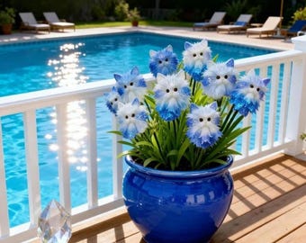 Más de 20 semillas de orquídea con cara de gato: una rara planta de flores exóticas y fragantes.