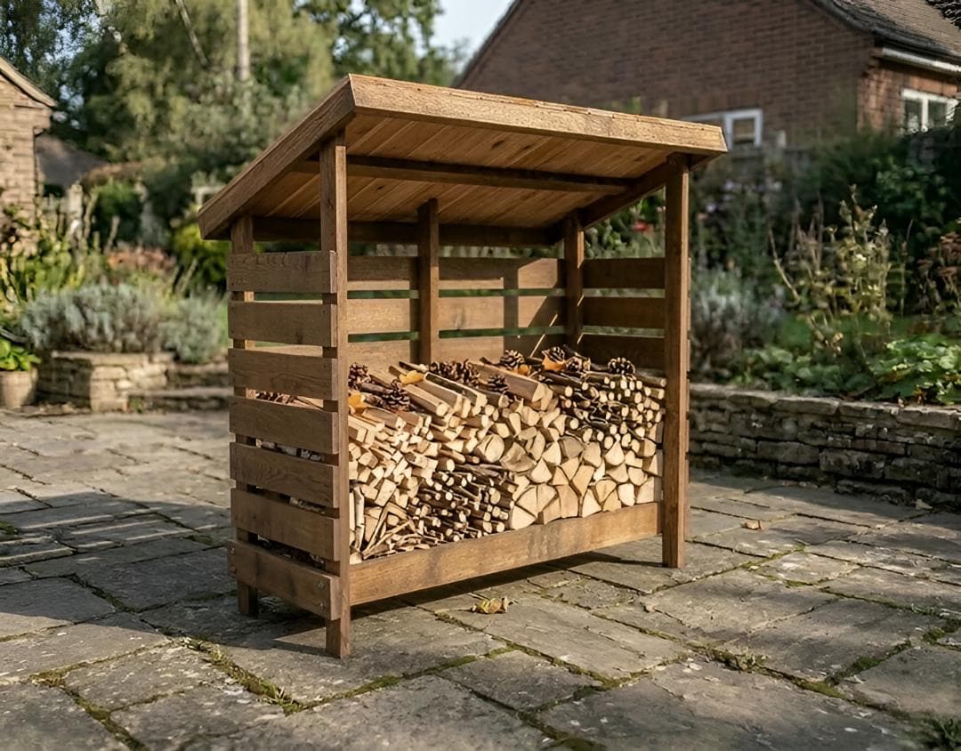 Firework Shed DIY Outdoor Firewood Storage Shed – Build Plan: Step-by-step Guide ...