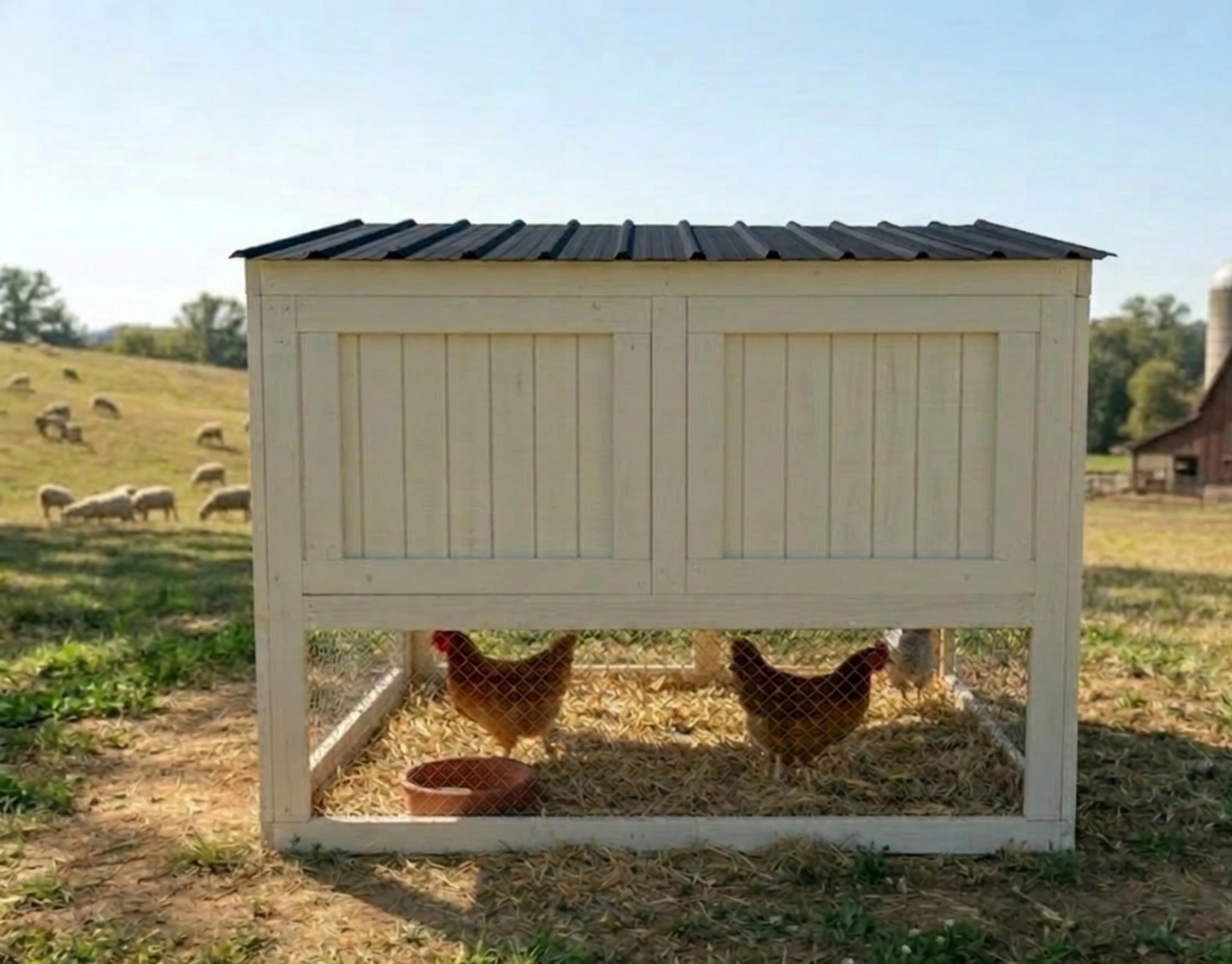 Modern Chicken Coop Build Plan: DIY Outdoor Woodworking Plans(pdf ...