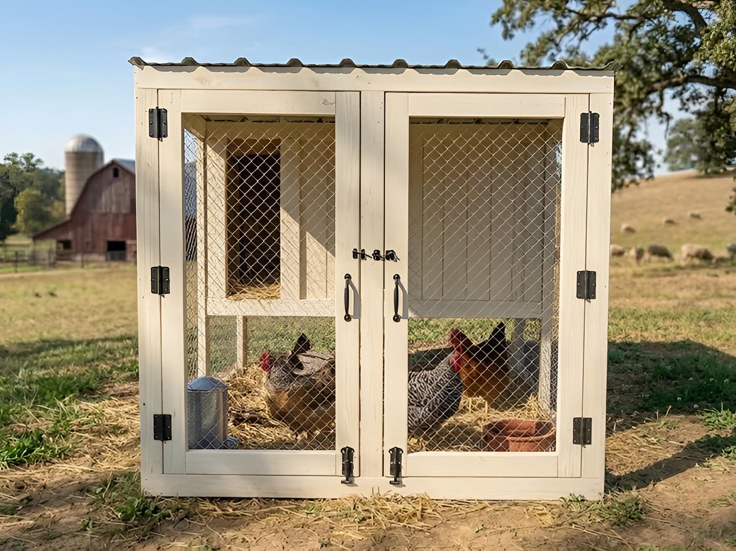 Modern Chicken Coop Build Plan: DIY Outdoor Woodworking Plans(pdf ...