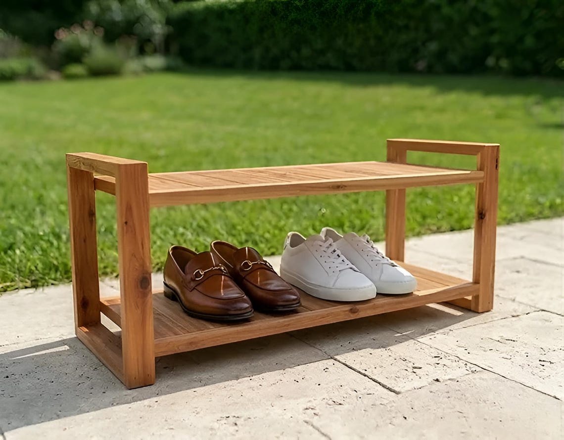 Simple Shoe Rack Build Plan- DIY Woodworking Plan(pdf File) - Etsy
