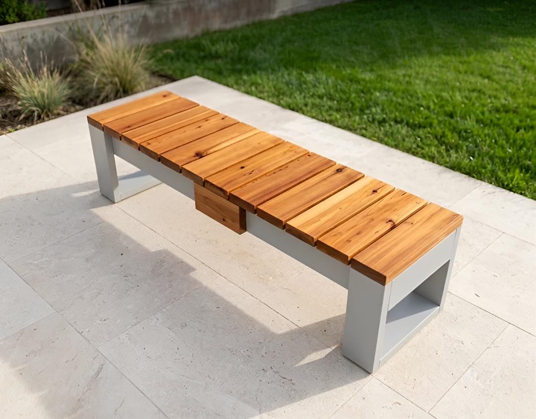 DIY 2x6 Bench Build Plan: Outdoor Woodworking Plan(pdf File) - Etsy