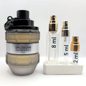 Spicebomb Fresh Eau Fraiche EDT 2018 Batch, Men Vintage Perfume Sample