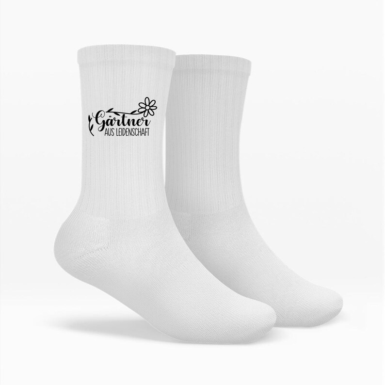 Gärtner Socken personalisierbar | Gärtner aus Leidenschaft | Gartenliebe | Geschenk Gartenfans, Hobbygärtner & Naturliebhaber | bis Größe 50 afbeelding 7