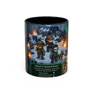 Task force 141 Coffee Mug | Military Pixel Art