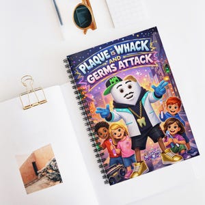Notebook -Plaque Is Whack and Germs Attack- journal