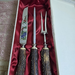 Solingen Germany Stainless Carving Set - Etsy