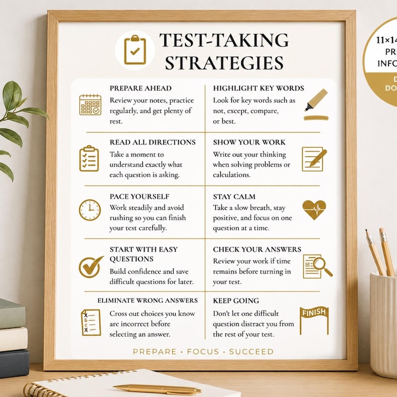 Academic Success Poster - Etsy