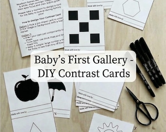 Baby's First Gallery - DIY Contrast Cards