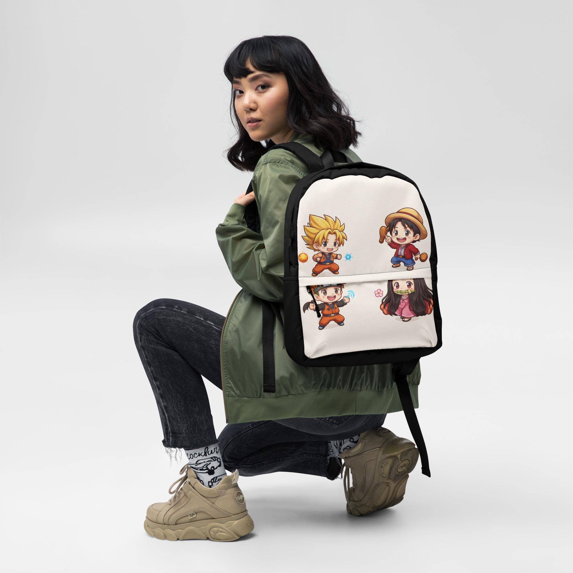 Sac À Dos Demon Slayer For School Nezuko Backpack Anime Rucksack With Usb Charging Port, Free