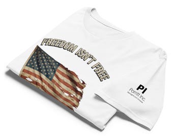 Distressed Vintage American Flag Tee | Gift for him | 1776-2026