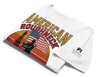 American Roughneck Shirt | 1776-2026 Oilfield Patriotic Tee | Oil Worker Gift