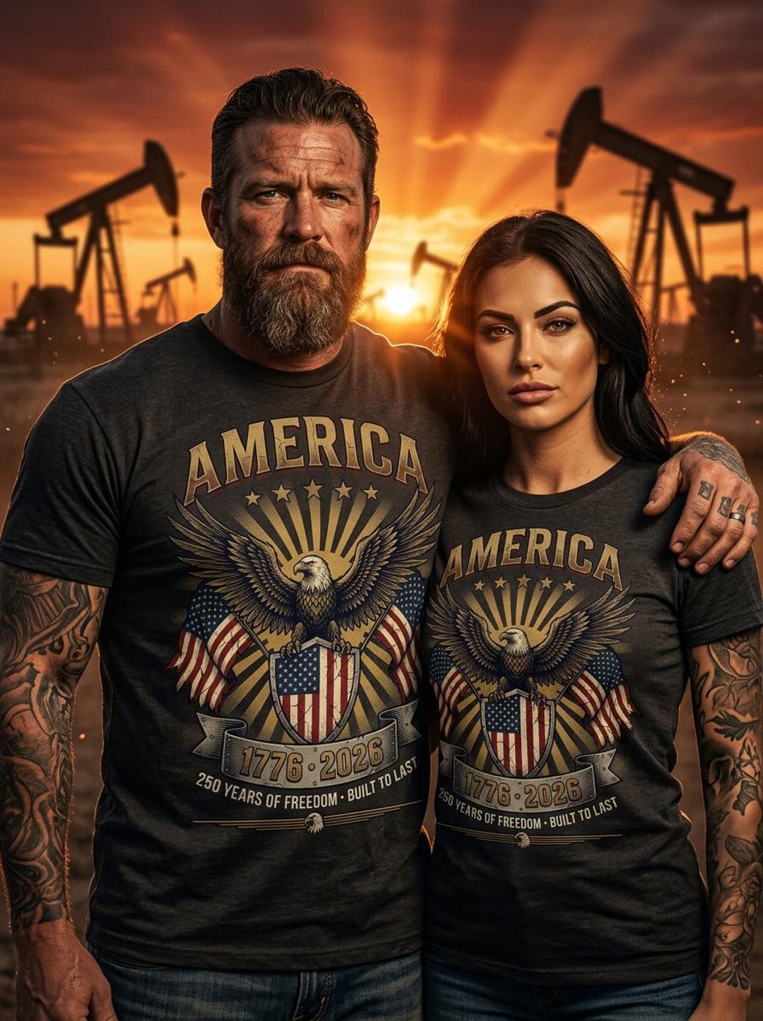 American Pride Shirt | 1776–2026 Anniversary | 250th USA Tee