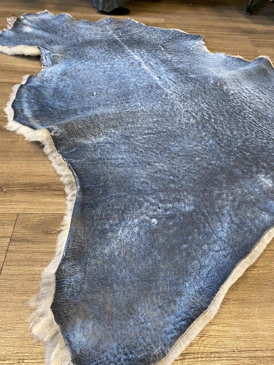 Real Hide Rug 100% Real Leather Area Rugs Posts / Hide Skins 44626 - Etsy