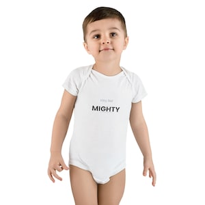 Tiny But Mighty Onesie, NICU Baby Bodysuit, Preemie Baby Gift, NICU Warrior Onesie, Preemie Coming Home Outfit, NICU Mom Gift