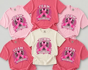 Personalized Breast Cancer Awareness Unisex Jersey, Custom Pink Ribbon Team Shirt, Survivor Gift