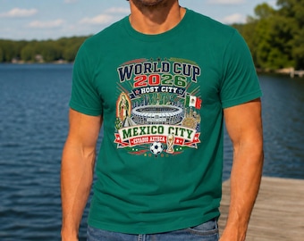 Camiseta de la ciudad anfitriona del Mundial 2026, camiseta de la gira de fútbol de EE. UU., Canadá y México, ropa lista para el estadio.