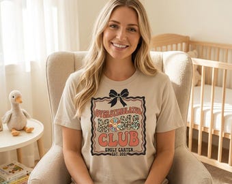 Camiseta personalizada Mama Goose Est 2026 — Regalo personalizado para mamás primerizas en el Día de la Madre