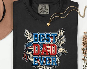 Camiseta con el esqueleto "El mejor papá del mundo": una camiseta genial para papá, ideal como regalo para el Día del Padre.