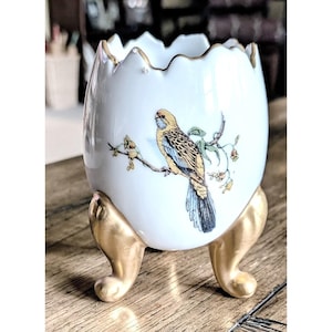 Limoges Egg Vase - Etsy