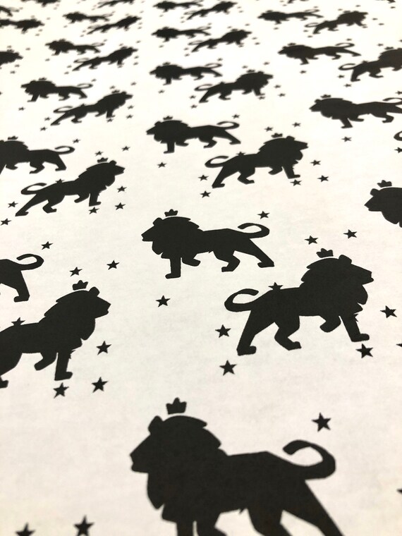 Lion of Judah Wrapping paper Lion Wrapping paper gift Etsy