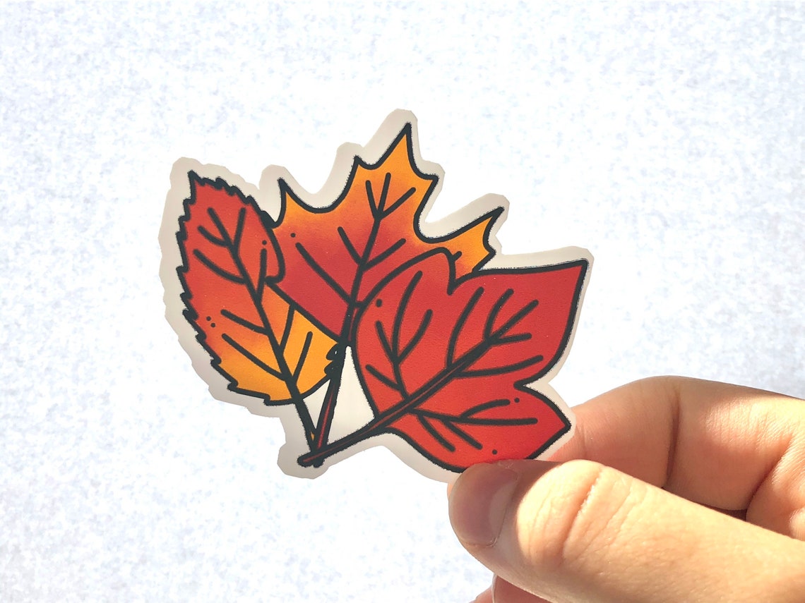 Fall Leaves Sticker Christian Sticker Jesus Sticker God - Etsy