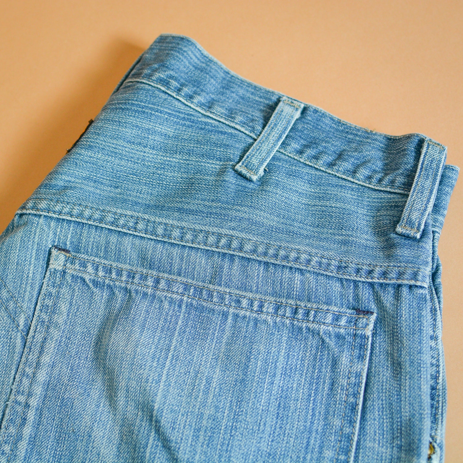 Image of Gstar Elwood Jeans Straight Button Fly Blue Mens Vintage | Labelw31L34 W 31 L 34