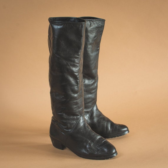 leather calf boots uk