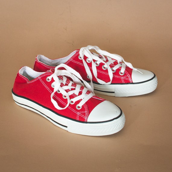 converse all star low red