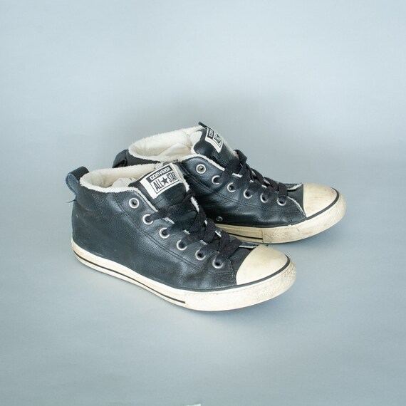 converse leather vintage