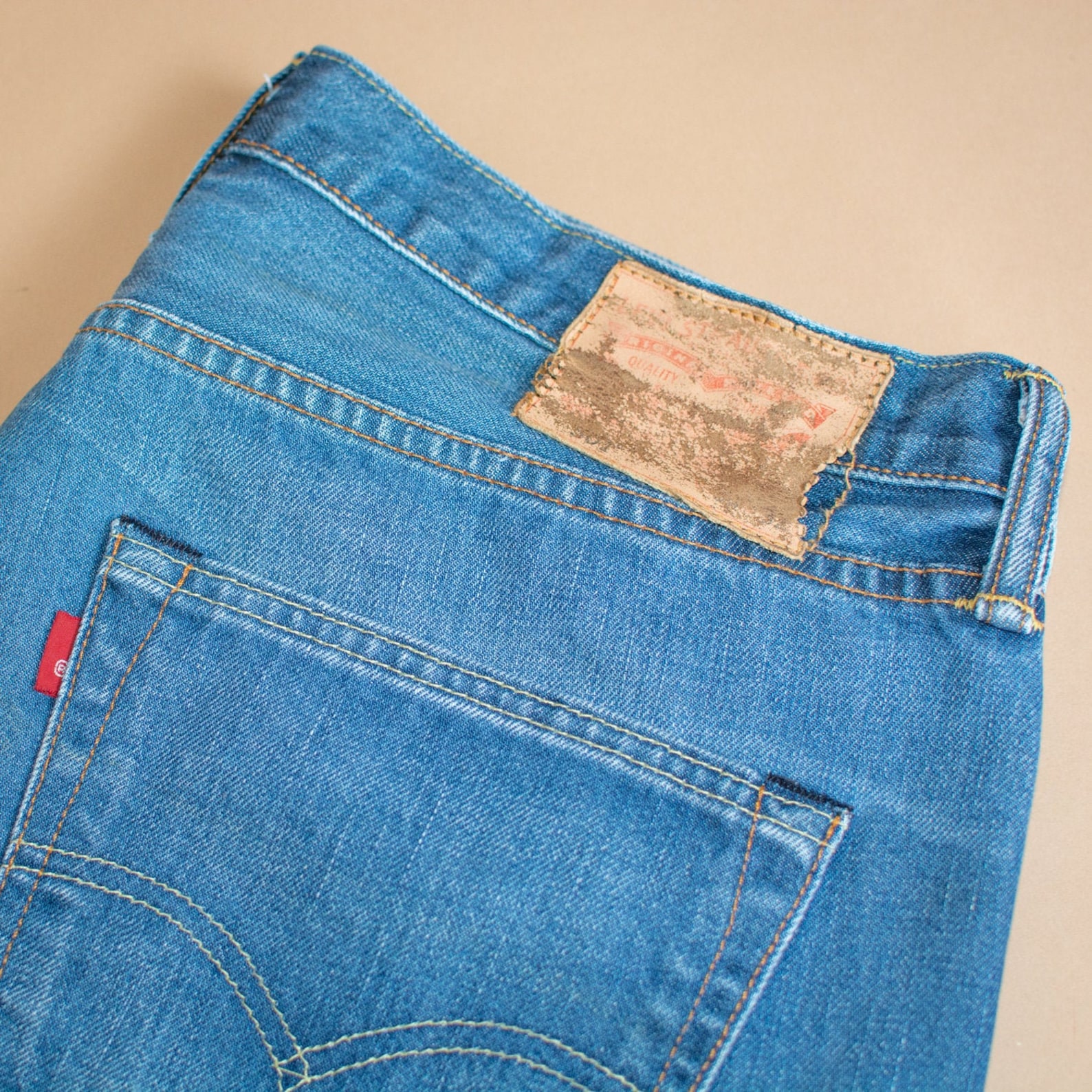 Levi 501 Jeans Straight Zip Fly Blue Vintage Unisex Etsy