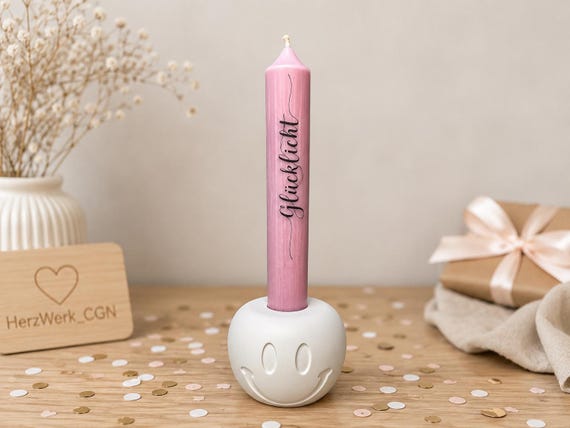 Smile candle holder | Candle holder | Birthday candle | Birthday party | Birthday decoration