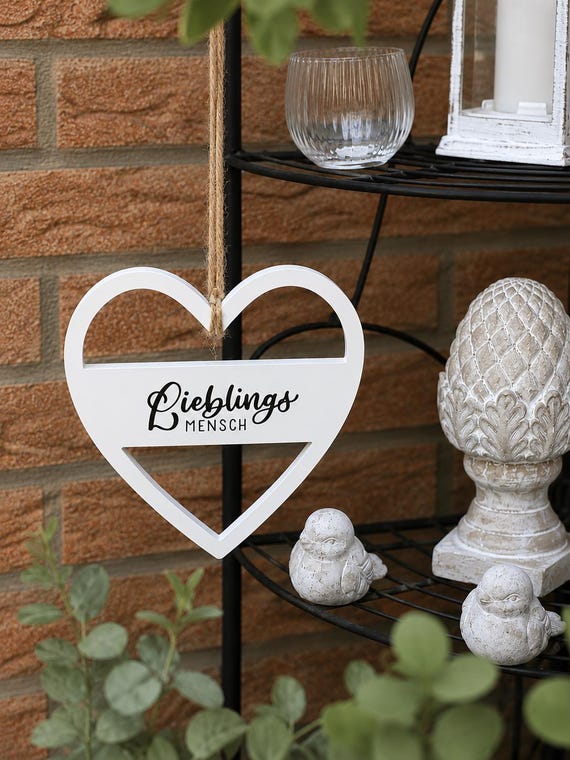 Favorite Person Heart for Hanging, Heart Decoration, Gift for Favorite Person