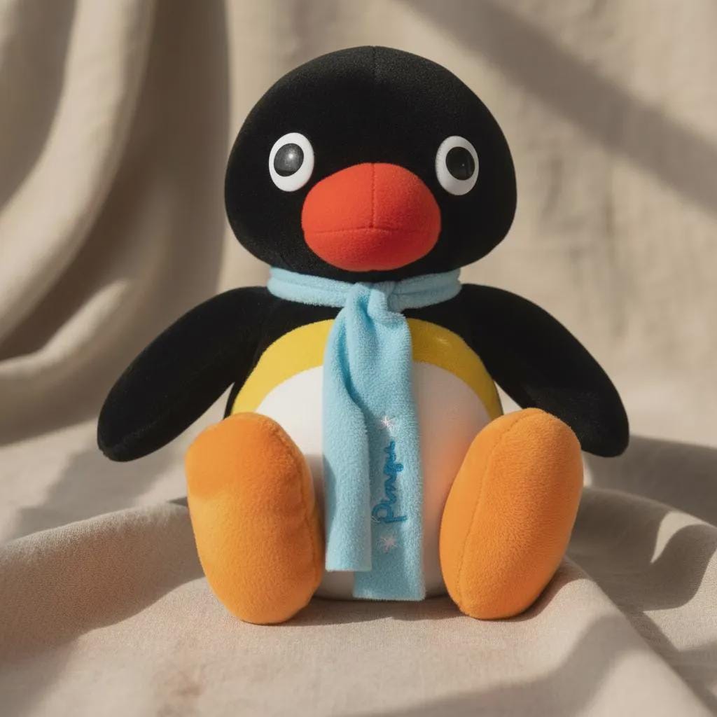 Pingu stuffed animal - Etsy 日本