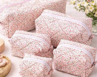 Boxy Pouch Sewing Pattern PDF | 5 Sizes Included | Beginner Friendly Zipper Bag Tutorial | Cosmetic Bag Pattern | Video Tutorial