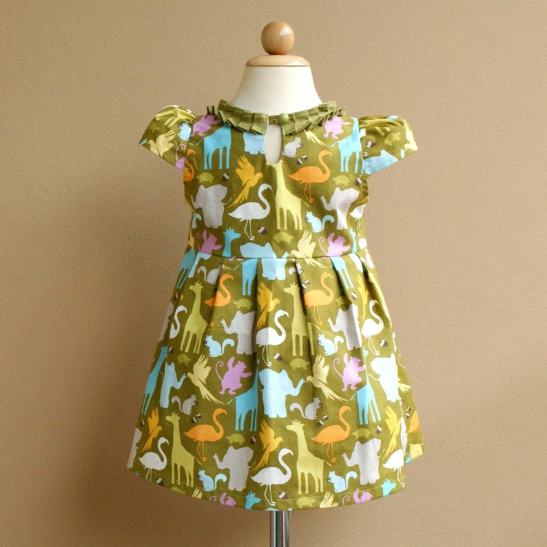 Stella Dress PDF Pattern Size 12 months to 8 years old and tutorial, PDF Downloadable, Easy Pattern image 3