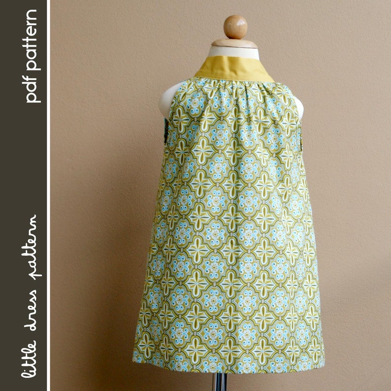 Sara Dress PDF Pattern Size 12 months to 8 years old and tutorial, PDF Downloadable, Easy Pattern image 3