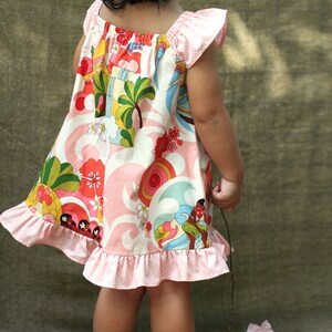 Lauren Dress PDF Pattern Size 12 months to 8 years old and tutorial, PDF Downloadable, Easy Pattern image 4