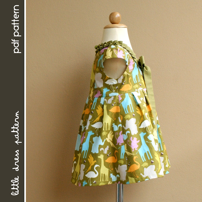 Stella Dress PDF Pattern Size 12 months to 8 years old and tutorial, PDF Downloadable, Easy Pattern image 2