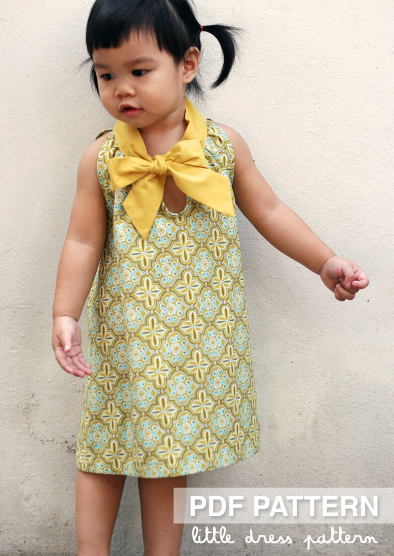 Sara Dress PDF Pattern Size 12 months to 8 years old and tutorial, PDF Downloadable, Easy Pattern image 5