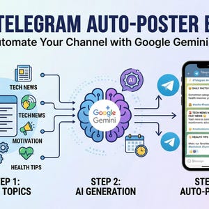AI Telegram Auto-Poster Bot – Automated Channel Content Creator using Google Gemini AI