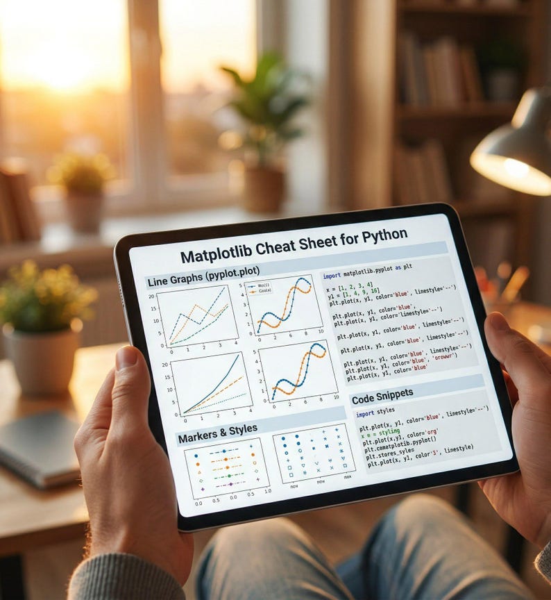 Comprehensive Matplotlib Python Guide | 100+ Page Data Science Visualization Cheat Sheet | Jupyter Notebook PDF Tutorial & Code image 3