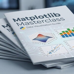 Uitgebreide Matplotlib Python-handleiding | Spiekbrief van meer dan 100 pagina's over data science-visualisatie | Jupyter Notebook PDF-handleiding en code