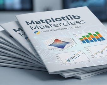 Guía completa de Matplotlib para Python | Hoja de referencia de más de 100 páginas sobre visualización de datos en ciencia de datos | Tutorial y código en PDF para Jupyter Notebook
