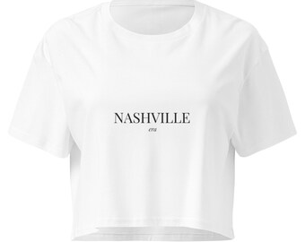 Top cropped Nashville Era | Camiseta para despedida de solteira e viagem entre amigas