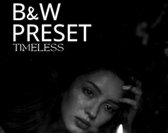 Schwarz-weißes Lightroom-Preset - Classic