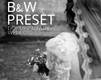 Voorinstellingen voor bruiloften | Zwart-witTijdloze bewerkingen