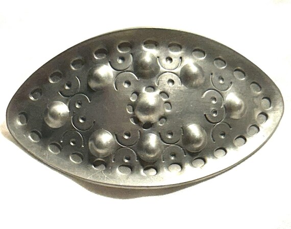 Vintage Jorgen Jensen, Handmade Pewter, Denmark, 156. Stamped- Barrette