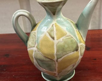 Linda Sikora Studio Pottery Signed Teapot Ewer