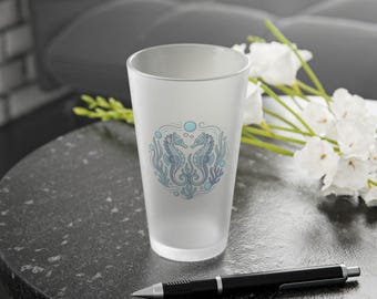 Vaso de pinta esmerilado de verano, 473 ml (16 oz)